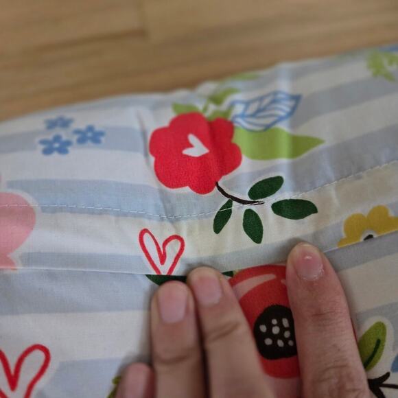 Boppy Original Feeding and Infant Support Pillow Floral Stripes - Picture 3 of 5